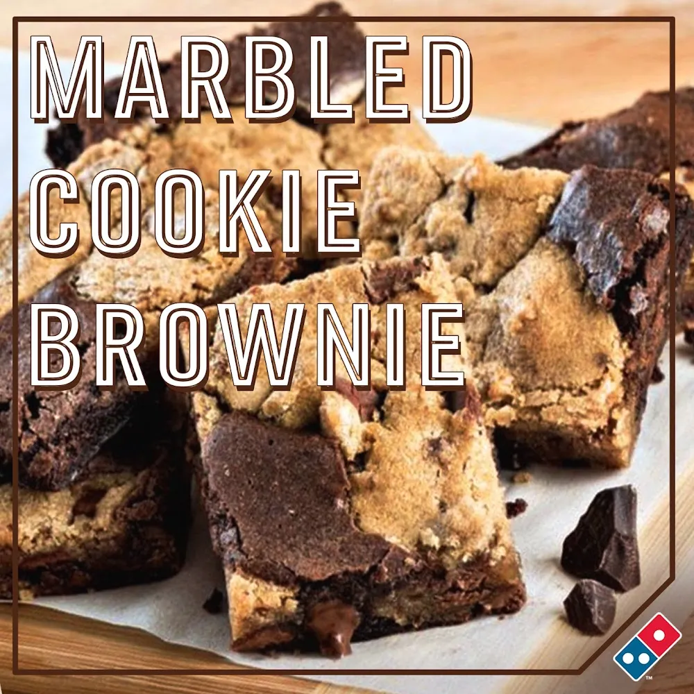Domino's Marbled Cookie Brownie
